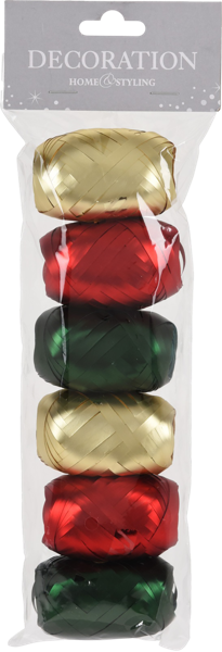 Изображение Лента 10м*0,5см упаковочная Купман микс цветов Купман Интернэшнл м/у, 6 шт