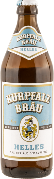 Изображение Пиво светлое Лагер 5,2% Курпфальц Брой хеллес Вельдеброу с/б, 0,5 л