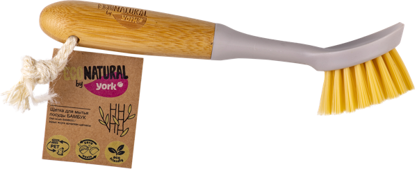 Изображение Щетка для посуды Йорк эко нейчерал бамбук Йорк , 1 шт