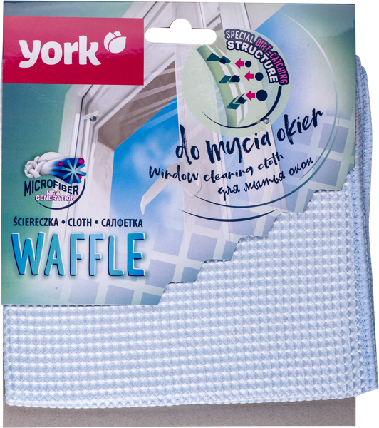 Изображение Салфетка 35*35см для окон Йорк микрофибра Йорк м/у, 1 шт