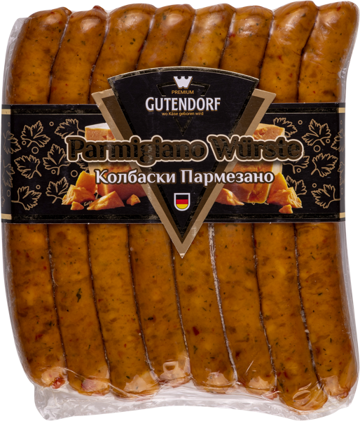 Изображение Колбаса полукопченая Гутендорф колбаски пармезано Танаис ТТК в/у, 400 г