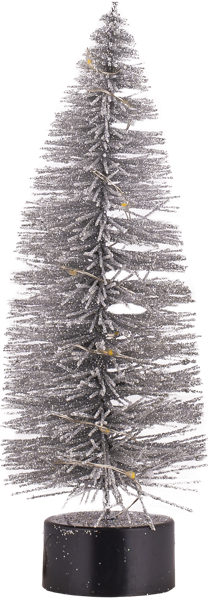 Изображение Елочка 17см с подсветкой Купман золотая серая белая Купман Интернэшнл , 1 шт