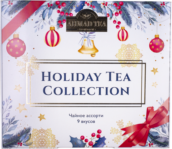 Изображение Набор Чая ассорти 9 вкусов Ахмад Ти холидэй ти СДС-Фудс кор, 45*1,8 г