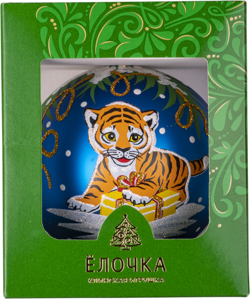 Изображение Ш4 Зодиак стекло Ёлочка Лошадка С863 Клинская игрушка к/у, 1 шт