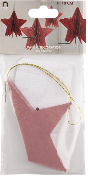 Изображение Елочное украшение 10см красное Купман Купман Интернэшнл , 1 шт