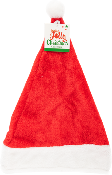 Изображение Шапка 45см плюш Купман рождественская красная Купман Интернэшнл , 1 шт