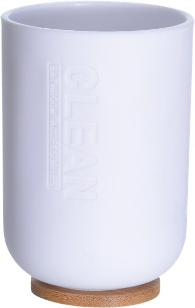 Изображение Стакан для зубных щеток Купман белый Купман Интернэшнл , 1 шт