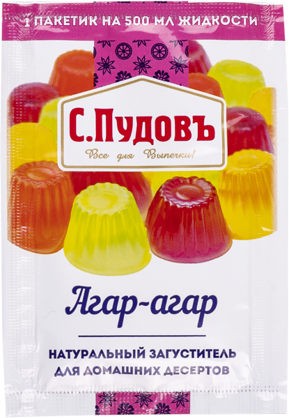 Изображение Агар-Агар С.Пудовъ Хлебзернопродукт м/у, 7 г