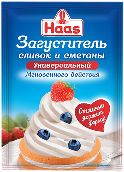 Изображение Загуститель ХААС для сливок сметаны ЭД ХААС ООО м/у, 10 г