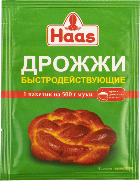 Изображение Дрожжи сухие ХААС Пец Хаас м/у, 7 г