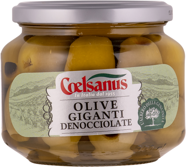 Изображение Оливки без косточки Коэлсанус провинция Виченца гигантские халкидики Коэлсанус с/б, 370 г