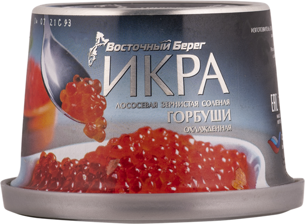 Изображение Икра лососевая Восточный Берег горбуша Восточный Берег ж/б, 240 г