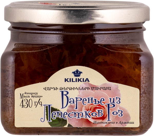 Изображение Варенье из лепестков роз Киликия Ереванское пиво с/б, 430 г
