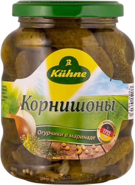 Изображение Корнишоны маринованные Кюне Карл Кюне с/б, 330 г
