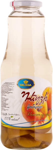 Изображение Компот Киликия персик Ереванское пиво с/б, 1 л