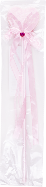 Изображение Палочка 5*36см карнавальная Мэджик Тайм волшебная с сердцем Феникс-Презент , 1 шт