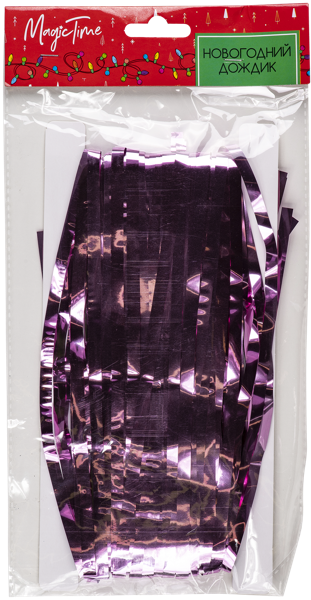 Изображение Дождик 100*200см Мэджик Тайм розовый занавес Феникс-Презент м/у, 1 шт