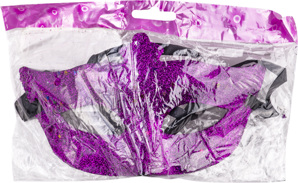 Изображение Маска карнавальная с лентой Мэджик Тайм розовая россыпь Феникс-Презент , 1 шт