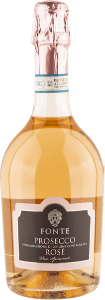 Изображение Вино игристое розовое брют Фонте просекко розе Фонте с/б, 0,75 л