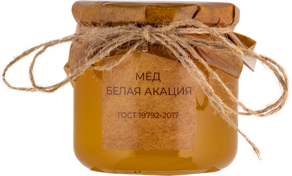 Изображение Мед Настоящий мед белая акация Гатауллин Р.М. с/б, 500 г