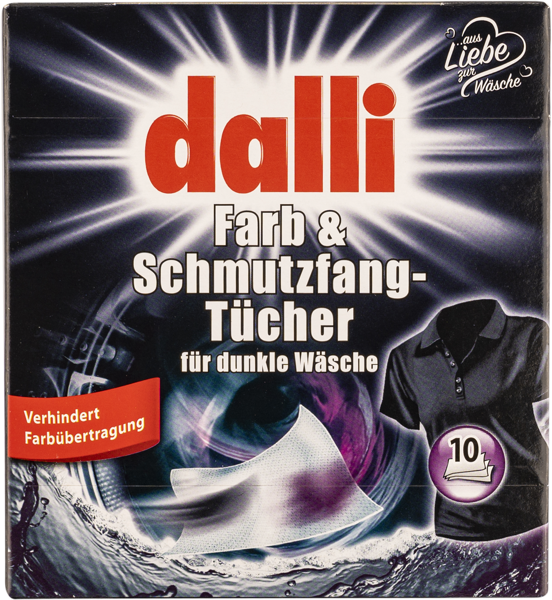 Изображение Салфетки для стирки черного Далли защита от окрашивания Далли к/у, 10 шт