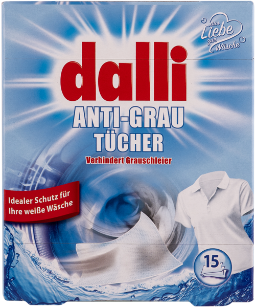 Изображение Салфетки для стирки белого Далли защита от окрашивания Далли к/у, 15 шт