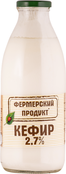 Изображение Кефир 2,7% Фермерский продукт Продкапитал с/б, 750 мл