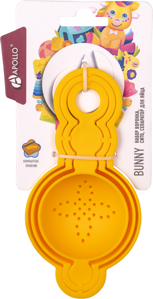 Изображение Набор для продуктов Аполло банни воронка сито сепара Аполло м/у, 1 шт