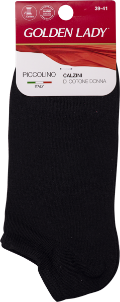 Изображение Носки женские размер 39-41 Голден Леди пикколино неро укорочен Голден Леди к/у, 1 пара