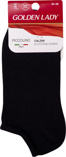 Изображение Носки женские размер 35-38 Голден Леди пикколино неро укорочен Голден Леди к/у, 1 пара