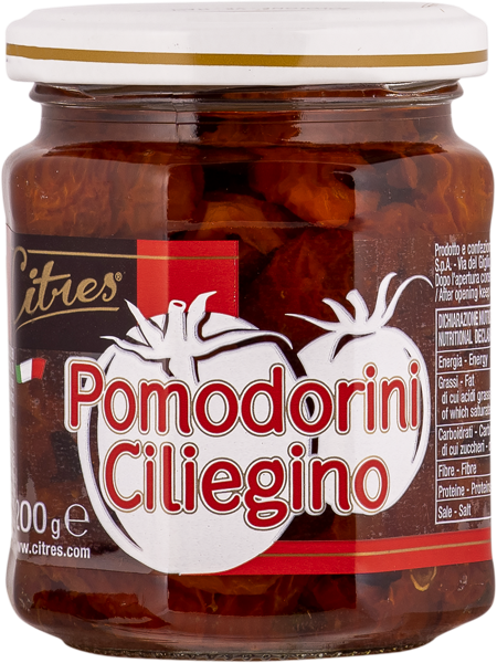 Изображение Томаты в масле Цитрес вяленые черри Цитрес Срл с/б, 200 г