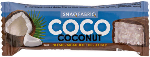Изображение Батончик в шокол без сахара Снэк фабрик кокос Фитнес Фуд м/у, 40 г