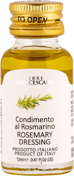 Изображение Масло оливковое Тэррэ Франческане из Умбрии e.v. с розмарином Куфрол с/б, 12 мл
