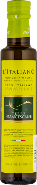 Изображение Масло оливковое 0,3% Тэррэ Франческане из Умбрии e.v. эль итальяно Куфрол с/б, 250 мл