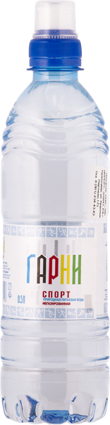 Изображение Вода негаз рН 6,4-6,9 Гарни кристаллайн питьевая спорт Рокарм п/б, 0,5 л