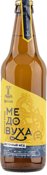 Изображение Медовуха светлая п/сл 4,7% Мьелнир поцелуй фрейи Традиции Предков с/б, 0,5 л