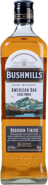 Изображение Виски купажированный Бушмилс американ оак каск финиш 3 Бушмилс с/б, 0,7 л