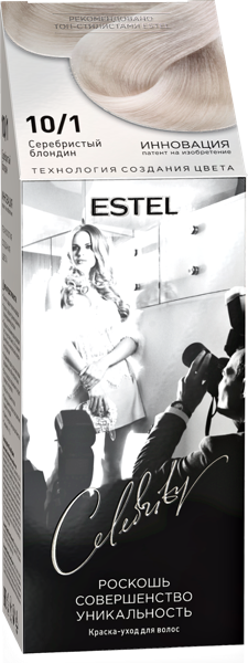 Изображение Краска для волос Эстель селебрити серебристый блондин №10/1 Юникосметик к/у, 1 шт