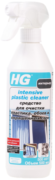 Изображение Средство для очистки спрей Эйчджи пластик обои стены ЭйчДжи п/у, 500 мл