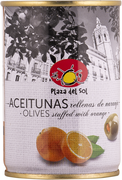 Изображение Оливки Плаза дель Соль из Аликанте с апельсином Плаза Дель Соль ж/б, 280 г