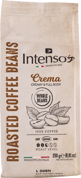 Изображение Кофе в зернах Интенсо крема Паска Срл м/у, 250 г
