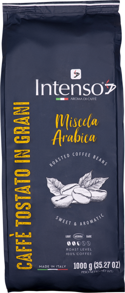 Изображение Кофе в зернах Интенсо арабика Паска Срл м/у, 1 КГ