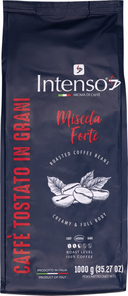 Изображение Кофе в зернах Интенсо форте крепкий Паска Срл м/у, 1 КГ