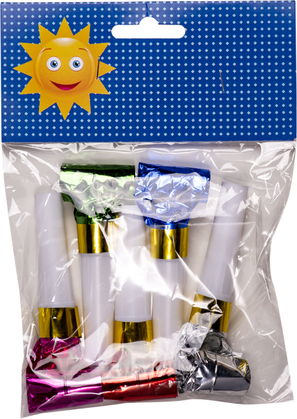 Изображение Язычки праздничные Веселая затея цветные Веселая затея м/у, 6 шт