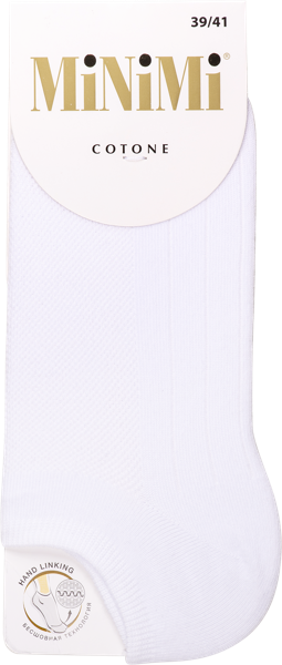 Изображение Носки размер 39-41 женские Миними котон 1101 бьянко Миними м/у, 1 пара