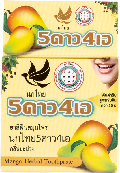 Изображение Зубная паста отбеливающая 5 манго травяная Виннер Космед к/у, 25 г