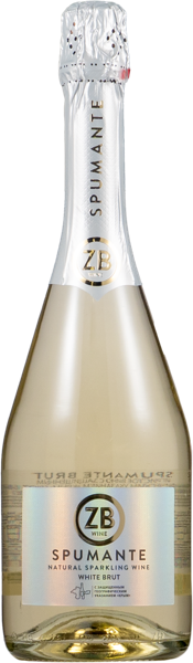 Изображение Вино игристое белое брют ЗБ вайн ЗГУ спуманте Золотая Балка с/б, 0,75 л