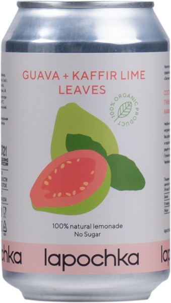 Изображение Напиток газ Лапочка гуава лайм Островица ж/б, 0,33 л