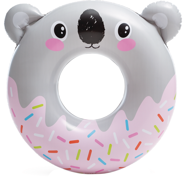 Изображение Круг 76см для плавания Интекс милые зверята Интекс к/у, 1 шт