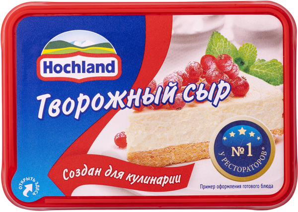 Изображение Сыр творожный Хохланд для кулинарии Хохланд Руссланд п/б, 180 г